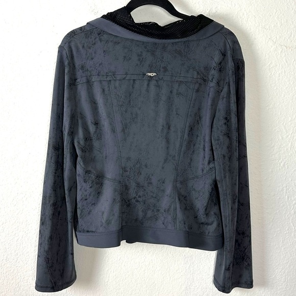 Vintage Y2K Deca Paris Fishnet Full Zip Jacket a WhimsyGoth Punk 12 Large Artsy - Picture 2 of 14